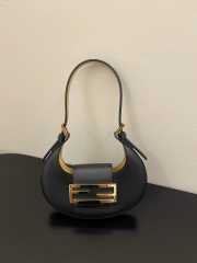 Fendi Cookie handle bag black 22x4.5x17.5cm - 1