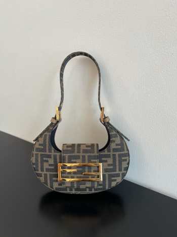 Fendi Cookie handle bag vintage 22x4.5x17.5cm