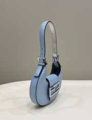 Fendi Cookie handle bag blue 19x3.5x10cm - 4