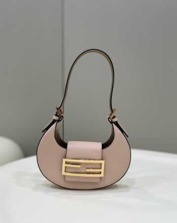 Fendi Cookie handle bag pink 19x3.5x10cm