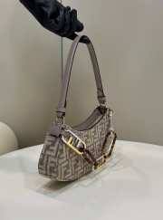 Fendi O-lock bag vintage grey 32x6x12cm - 2