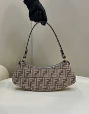 Fendi O-lock bag vintage grey 32x6x12cm - 4