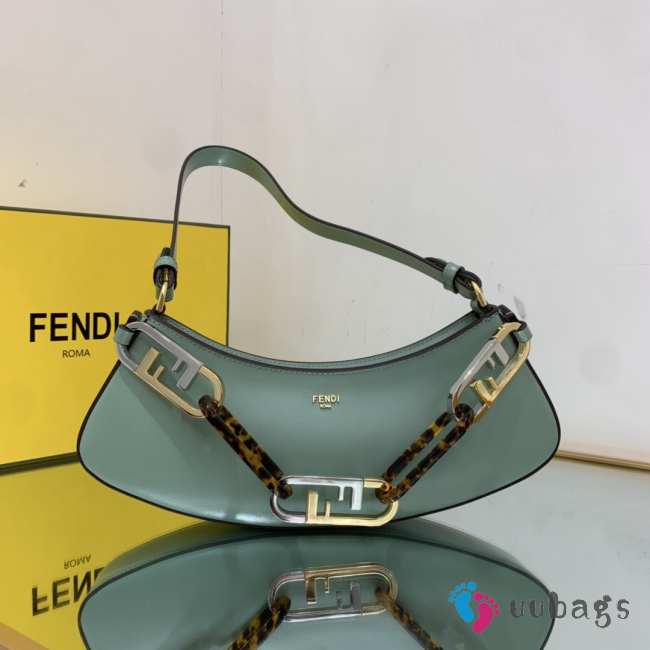 Fendi O-lock bag swing green 32x6x12cm - 1