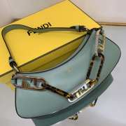 Fendi O-lock bag swing green 32x6x12cm - 4