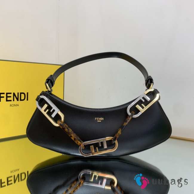 Fendi O-lock bag swing black 32x6x12cm - 1