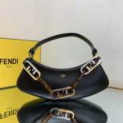 Fendi O-lock bag swing black 32x6x12cm - 1