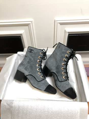 Chanel low boots dark grey 35-40