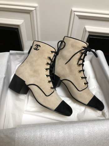 Chanel low boots brown 35-40