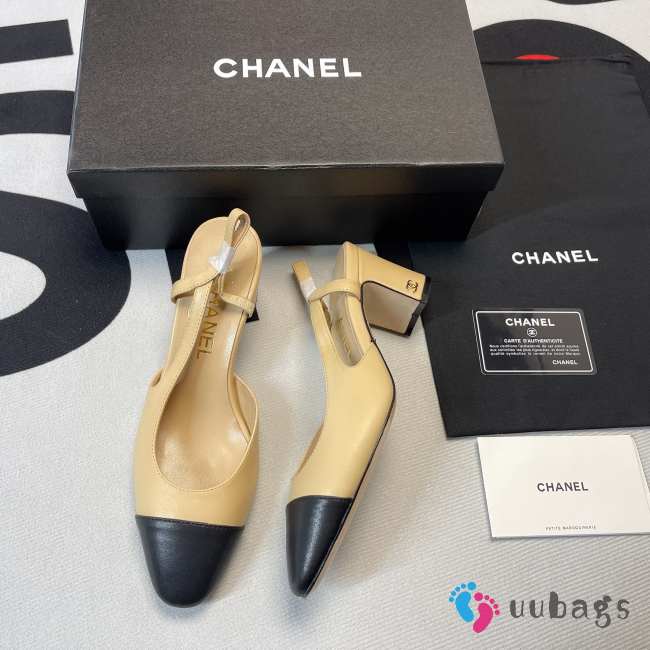 Chanel mid heels beige black 35-41 - 1