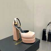 Versace Satin high heels nude 15.5cm water table 3cm 35-41 - 4