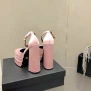 Versace Satin high heels pink 15.5cm water table 3cm 35-41 - 4