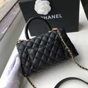 Chanel coco handle caviar leather 14x24x10cm - 3