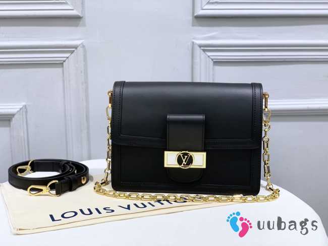 LV dauphine 2020 classic style black 25x17x10.5cm - 1