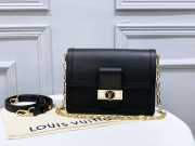 LV dauphine 2020 classic style black 25x17x10.5cm - 1