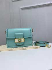 LV dauphine 2020 classic style blue 25x17x10.5cm - 1