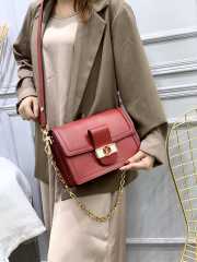 LV dauphine 2020 classic style red 25x17x10.5cm - 2