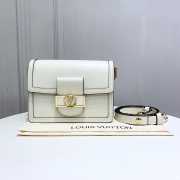 LV dauphine 2020 classic style white 25x17x10.5cm - 1