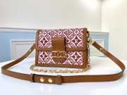 LV dauphine 2020 earthy yellow 1854 monogram M57211 25x17x10.5cm - 3