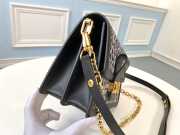 LV dauphine 2020 black 1854 monogram M57211 25x17x10.5cm - 3