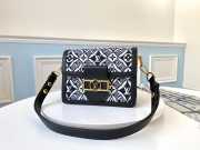 LV dauphine 2020 black 1854 monogram M57172 20x15x9cm - 1