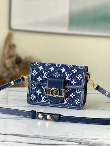 LV dauphine Denim vintage M59716 20x15x9cm