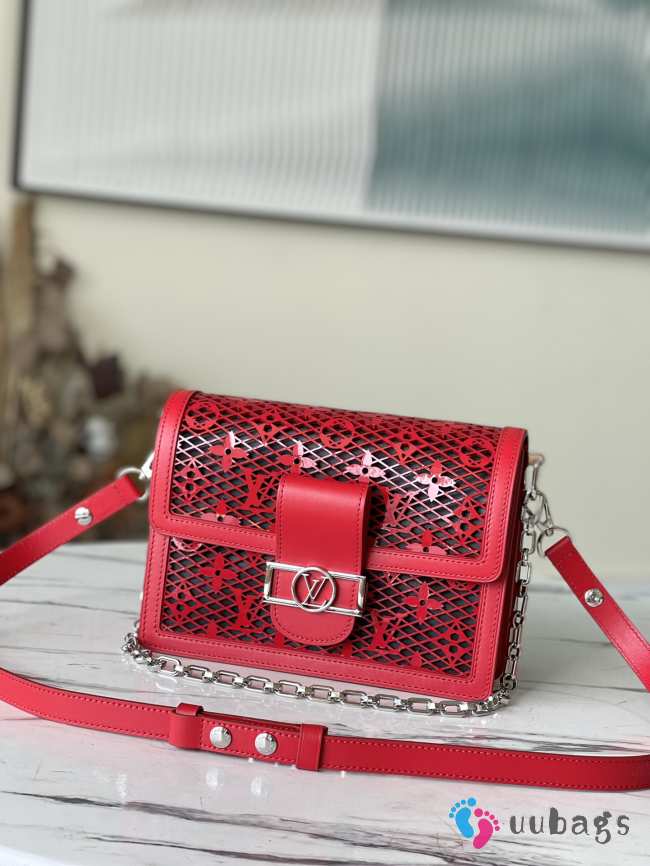 LV dauphine 2022 red Skeleton M20590 25×17×10.5 cm - 1