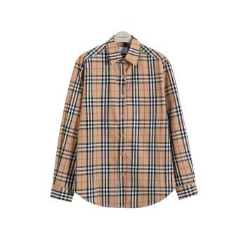 Burberry Classic evergreen plaid long sleeve shirt XS-L