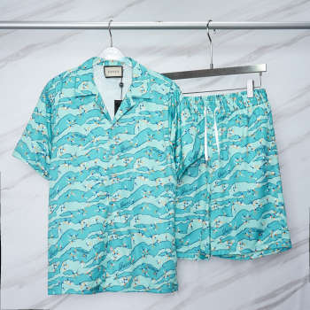 Gucci Vacation Set blue S-xxl