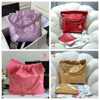 Chanel 22 Shoulder bag  colors calfskin leather 35x37x7cm