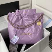 Chanel 22 Shoulder bag  colors calfskin leather 35x37x7cm - 3