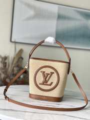 LV neonoe Straw bucket M59962 24x19x18.5cm - 4