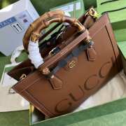 Gucci Diana Bag In Brown 35x30x14cm - 4