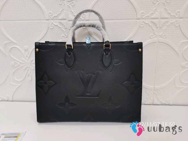 Louis Vuitton Onthego Black MM Bag - 1