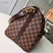 Louis Vuitton Keepall Bandoulière Damier Ebene 55x31x24cm - 3