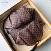 Louis Vuitton Keepall Bandoulière Damier Ebene 55x31x24cm - 2