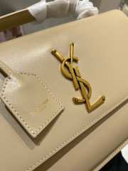 YSL sunset cowhide leather beige 25x18x5cm - 2