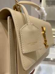 YSL sunset cowhide leather beige 25x18x5cm - 3