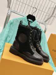 Uubags | Louis Vuitton lambswool boots black for winter 35-41 - 1