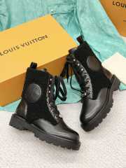 Uubags | Louis Vuitton lambswool boots black for winter 35-41 - 2