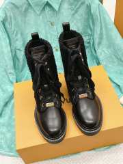 Uubags | Louis Vuitton lambswool boots black for winter 35-41 - 4