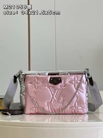 LV M21056 Maxi Multi Pochette Accessoires silver 34x21.5x5cm