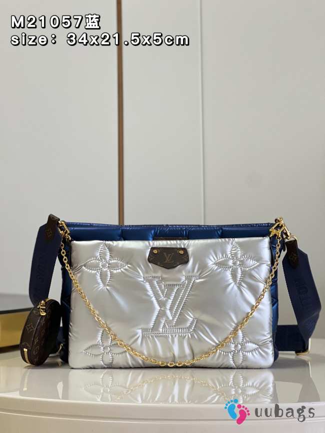 LV M21057 Maxi Multi Pochette Accessoires blue 34x21.5x5cm - 1