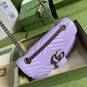 Gucci Marmont Taro Purple 26x16x23cm - 3