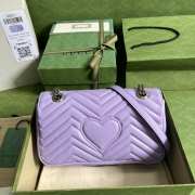 Gucci Marmont Taro Purple 26x16x23cm - 4