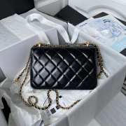 Chanel woc flap black 12×19×8cm - 4