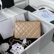 Chanel woc flap brown 12×19×8cm - 3