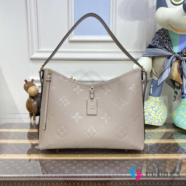 lv shoulder bag grey 30x39x15cm - 1