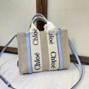 Chloe tote bag blue 26.5x20x8cm - 1