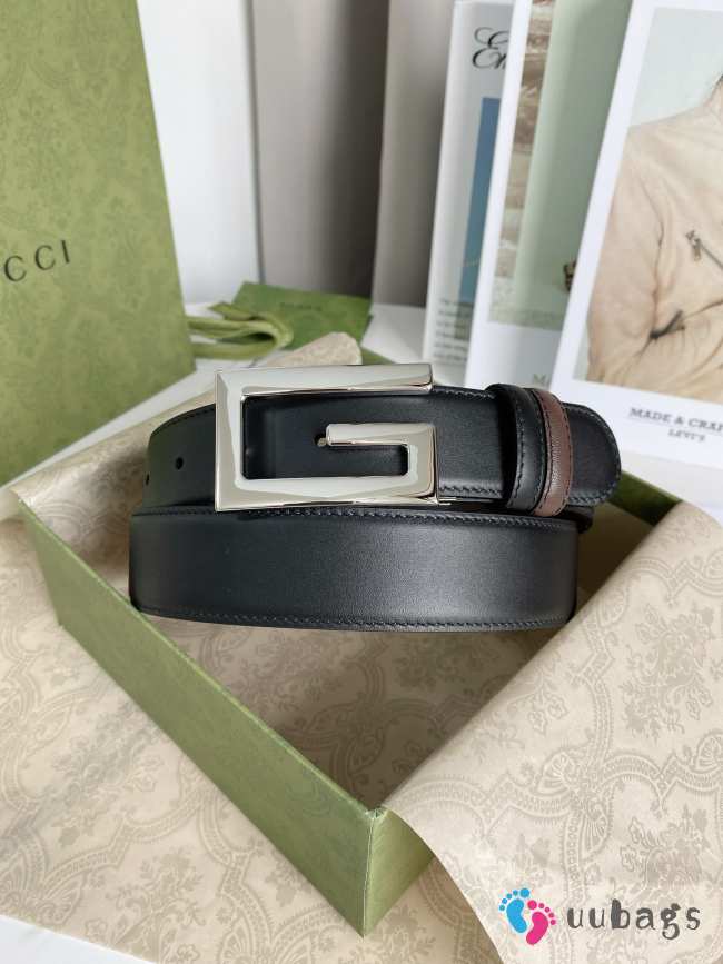 Gucci reversible belt with Square G buckle 626974 for men - 1