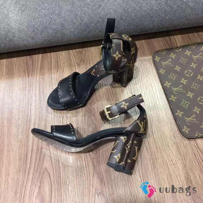 lv high sandals monogram - 1